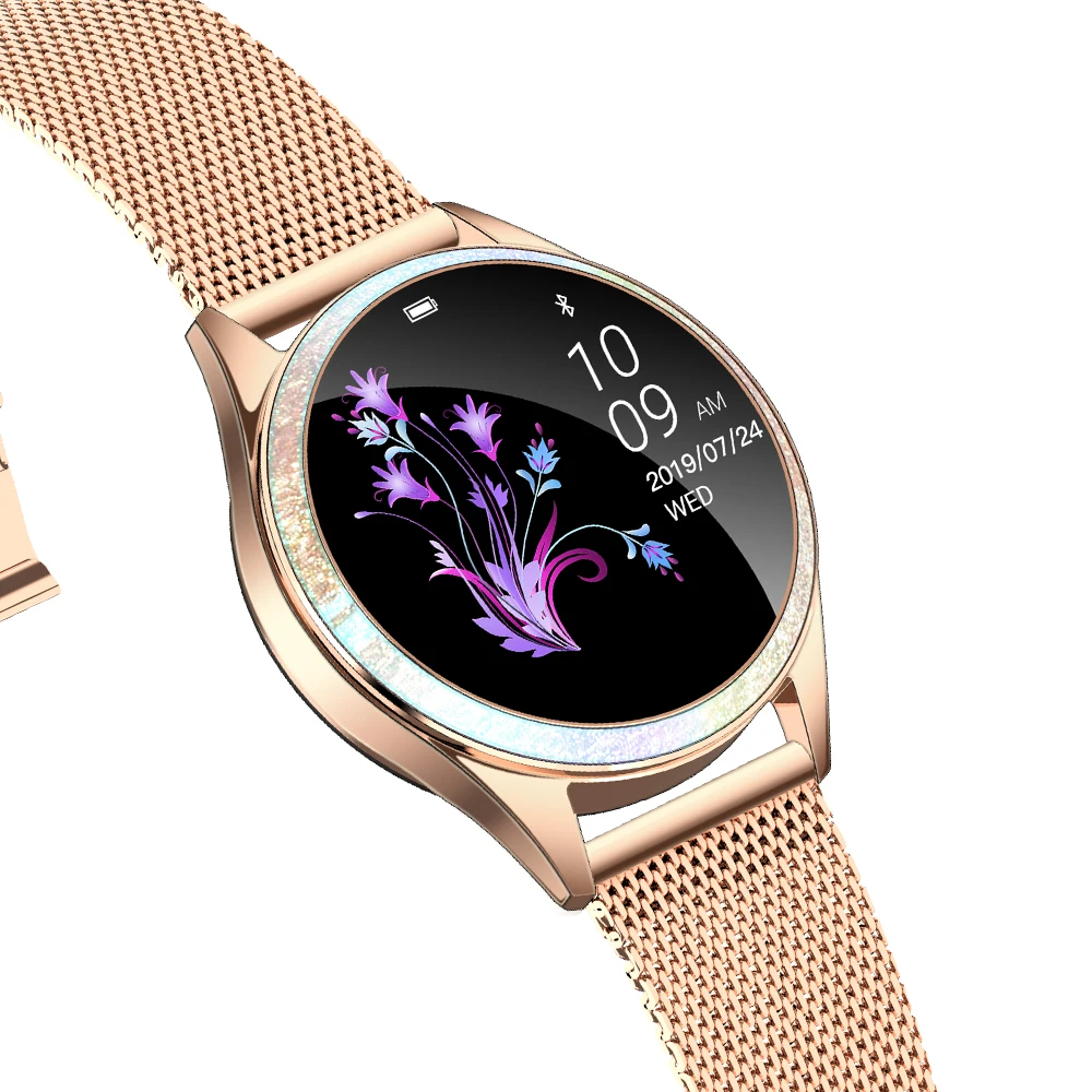 KW20 Smart Watch women Microwear Heart rate Pedometer IP68 Waterproof Smartwatch 40Long Standby Bluetooth Notification
