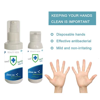 

30/50ML Portable Hand Santizer No-wash Quick-drying Dvanced Hand Sanitizer Soothing Gel Cleansing Fluid Travel In Stock