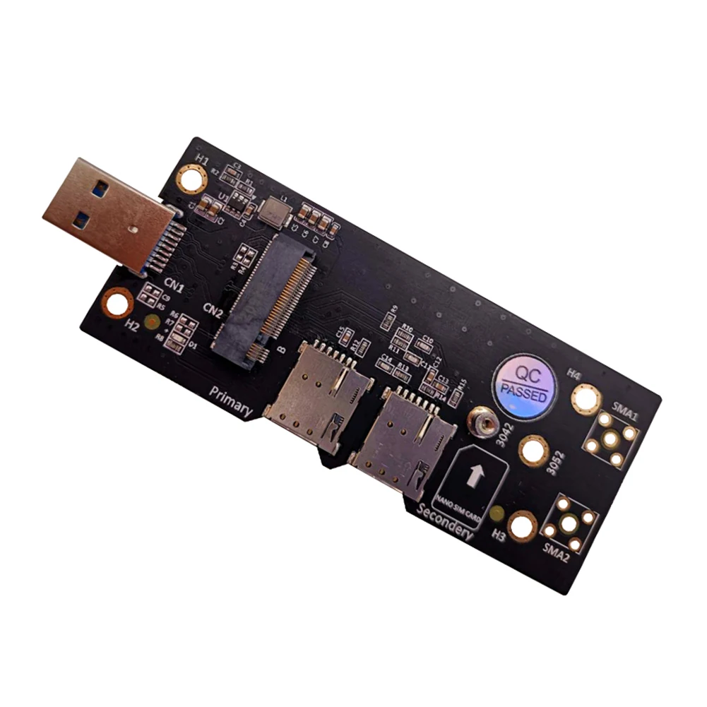 M.2 к USB 3 0 адаптер конвертер карты расширения с двумя NANO слот для sim
