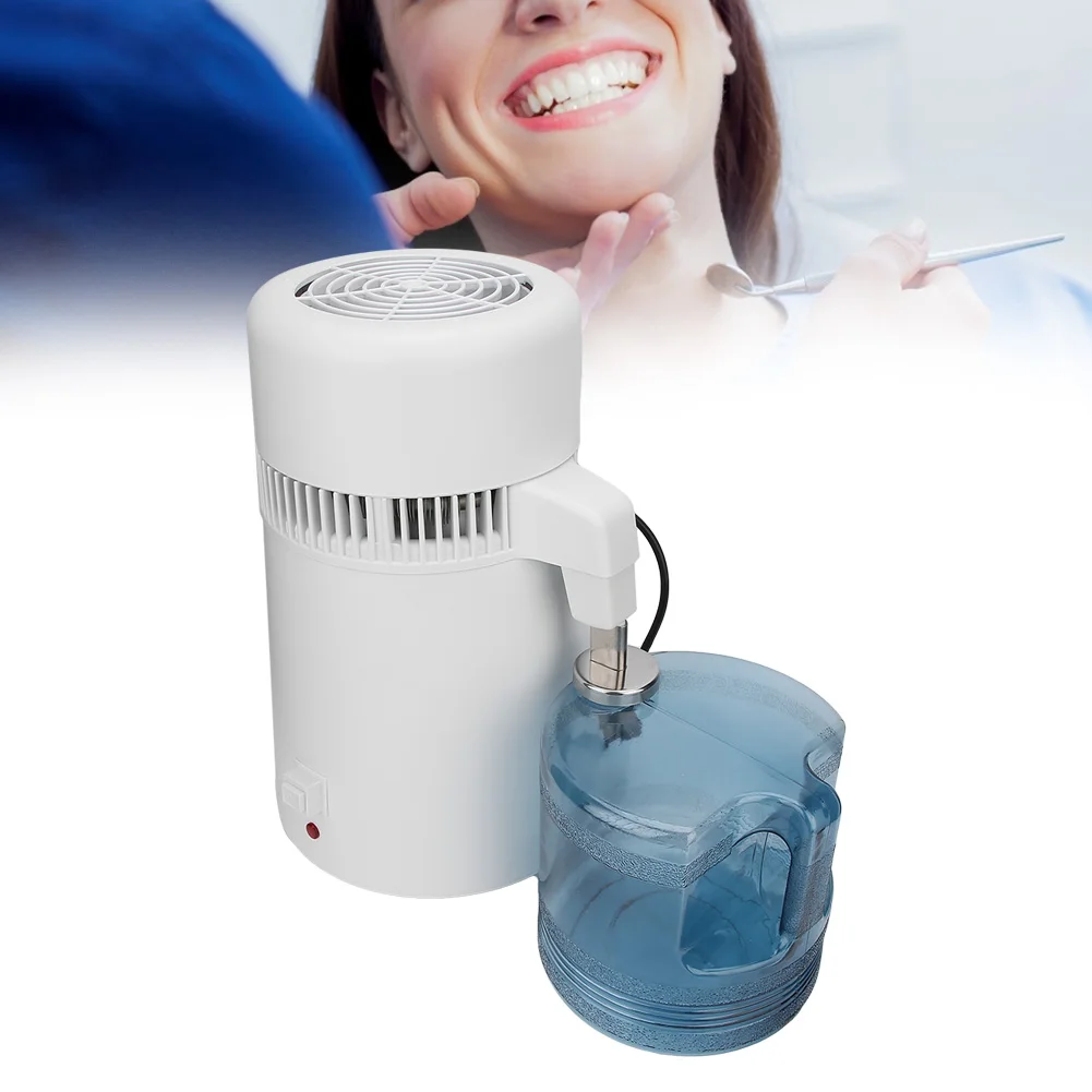 304 Stainless Steel 4L Dental Oral Water Distiller Machine Pure Purifier Filter | Красота и здоровье