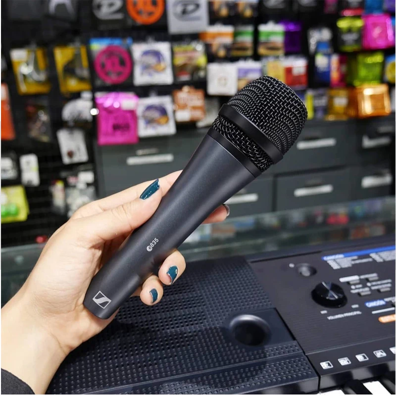 e835 microfone condensador wired dynamic cardioid professional vocal microphone e835 mic vocal singing for vintage home KTV