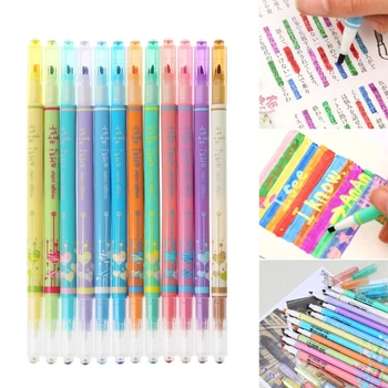 

Diamond Highlighter Double Change Color Magic Graffiti Marker Pen School Supply Dropship