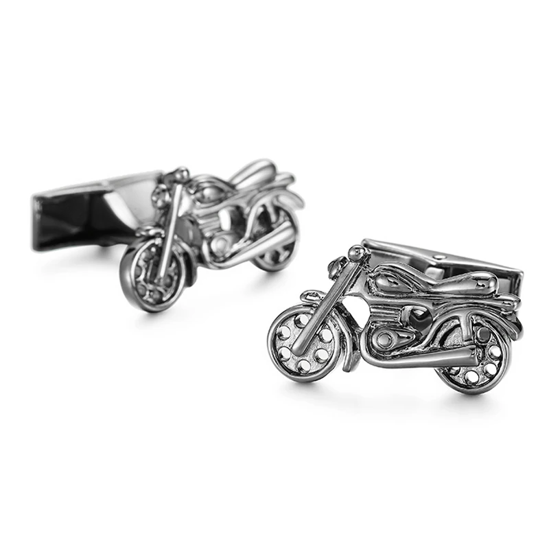 Brass Black Enamel Cufflinks Summer new high quality fashion brand classic style fashion French shirt men's Cufflinks crystal cufflinks