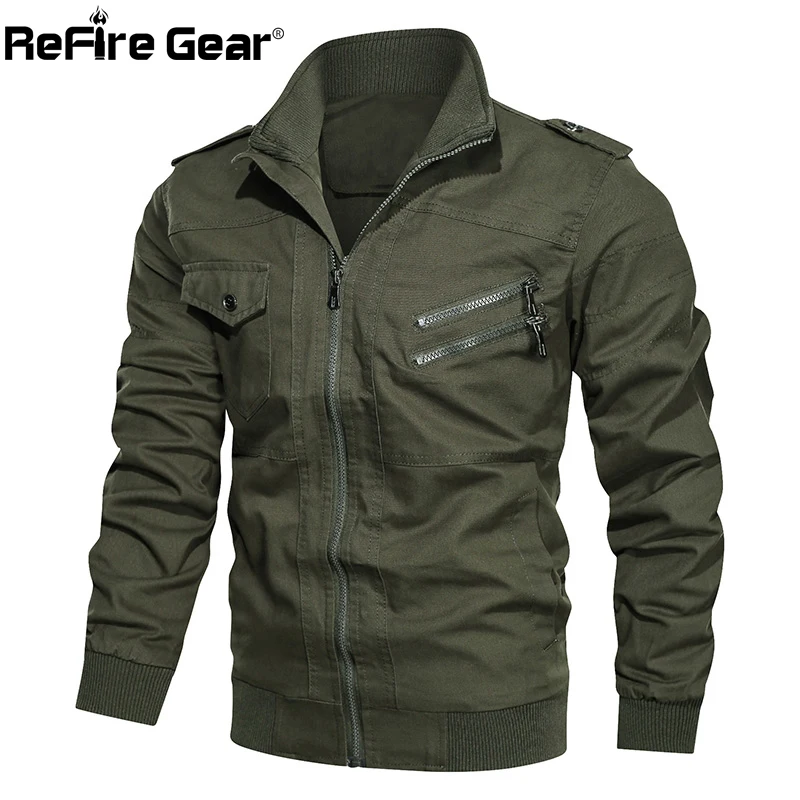 Куртка ReFire Gear мужская тактическая теплая армейская куртка бомбер в стиле