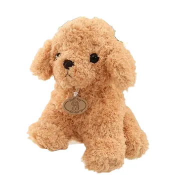 

Super Cute simulation teddy dog plush toys dolls Wearing scarf wear clothes poodle Doll dogs for children birthday gifts