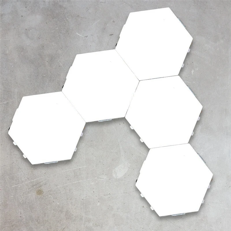 

Quantum Lamp Hexagonal Lamps Modular Touch Sensitive Lighting LED Night Light Magnetic Hexagons Creative Decoration Wall Lampara