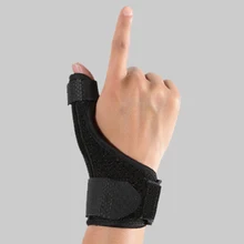 Sportowe nadgarstki kciuki ręka ochraniacz na palce orteza medyczna sport nadgarstek kciuki zapalenie stawów Brace ochronna szyna straż lewa ręka tanie tanio Uniwersalny CN (pochodzenie) Thumb