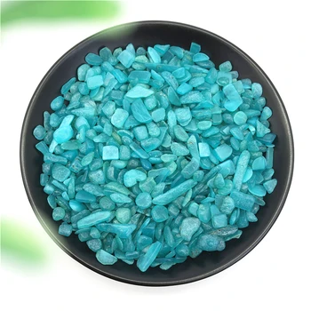 

50g Rare Natural Amazonite Gravel Stone Reiki Healing Mineral Crystals Chip Natural Stone Crystal Natural Stones and Minerals
