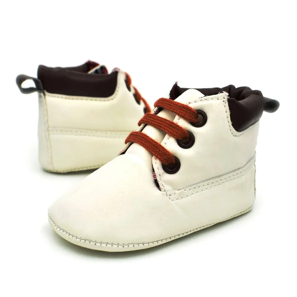 

Fashion Matching Color Cute Design Baby Prewalker Soft Antiskid Kids Shoes Casual Martin Boots for Winter
