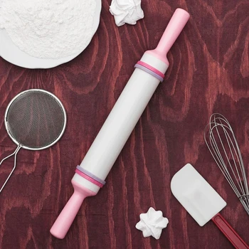 

Rolling pin with limiters confectionery 35.5 × 4.5 cm