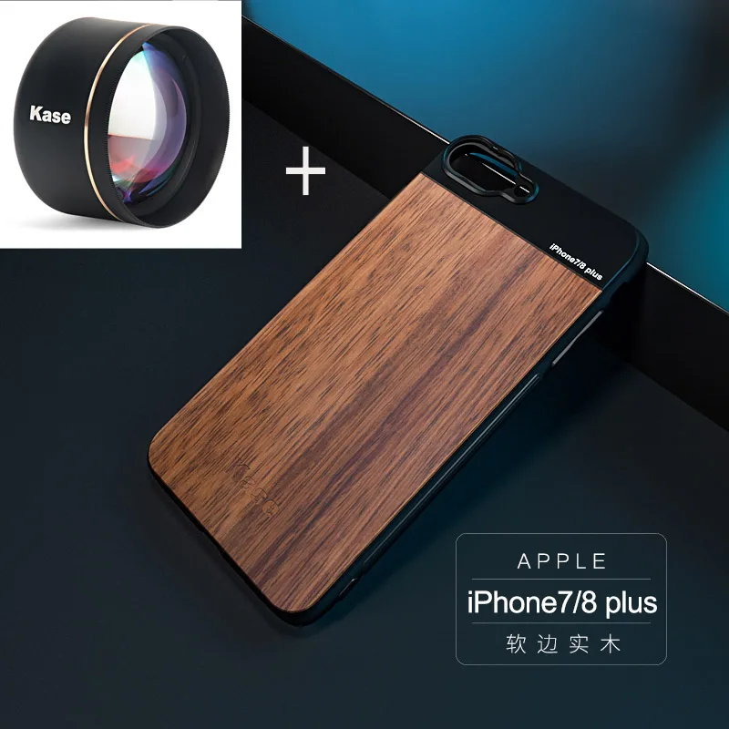 Kase мастер телефото телефон объектив+ сенсорный дигитайзер для iPhone 7/8Plus huawei P20 p30pro Mate10 20Pro чехол для телефона - Цвет: For iphone7 8plus