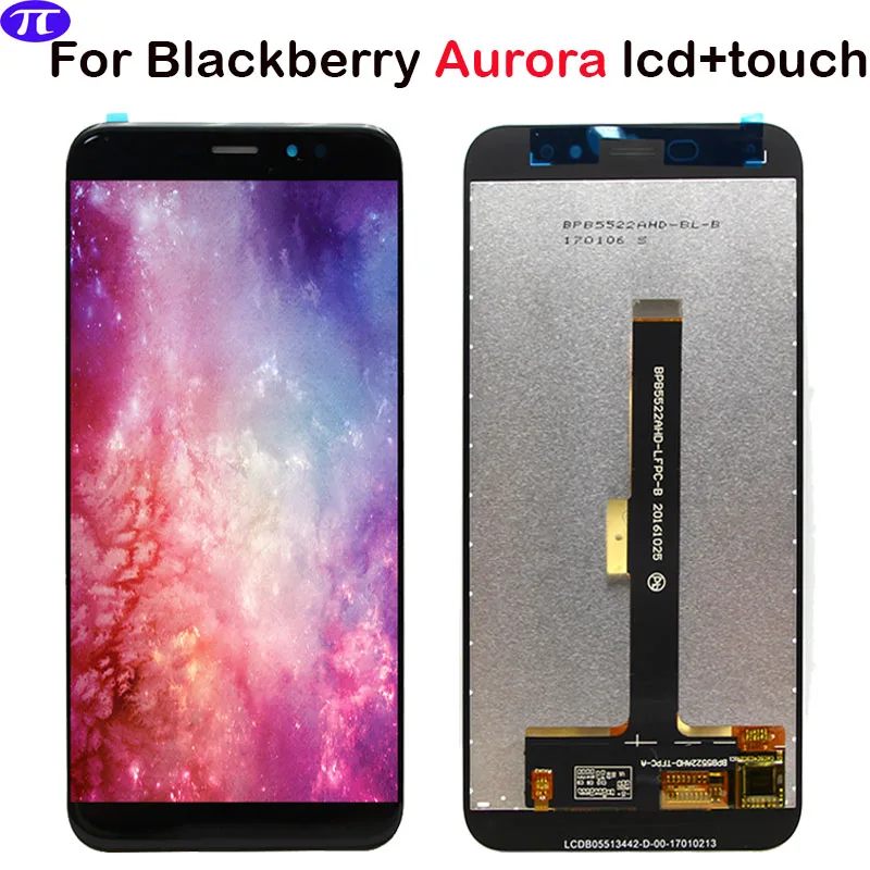 5 &quotlcd для Blackberry Aurora LCD дисплей кодирующий преобразователь сенсорного экрана в