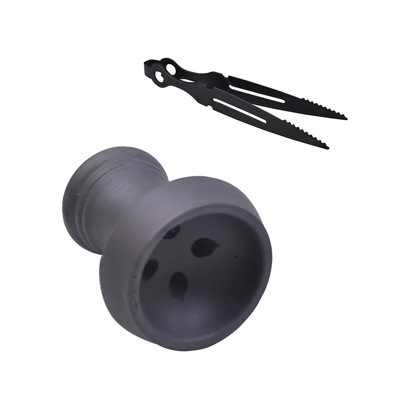 Длинные 23 см из нержавеющей стали щипцы для кальяна и для Кальян наргиле из натуральной глины кальян чаша наргиле аксессуары адаптер