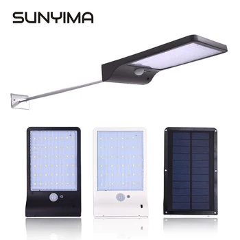 

SUNYIMA 48LED Motion Solar Light Waterproof Outdoor Garden Patio spotlight Emergency Home Three Modes Solar street Lighting