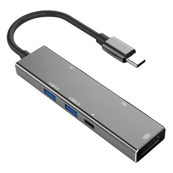 

Type C USB C To HDMI Type-C SD TF Card Reader Converter USB 3.0 2.0 Hub Adapter Cable for Samsung S9 Huawei P30
