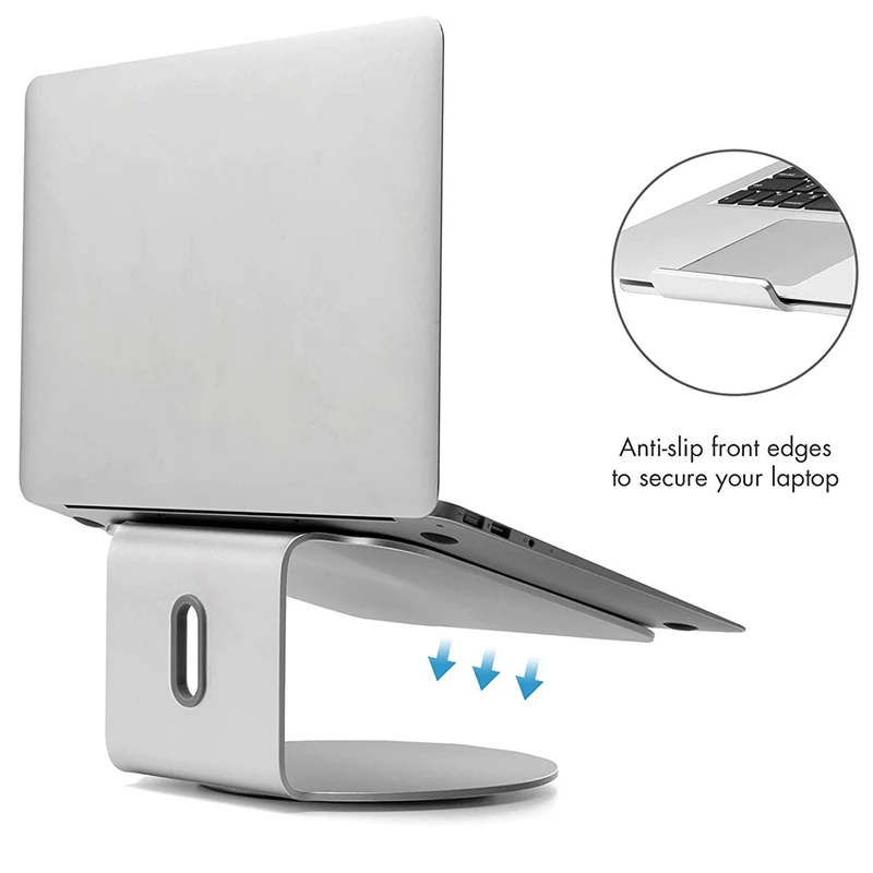 Подставки для ноутбуков Mtwhirldy, универсальная настольная подставка для ноутбука, Алюминиевая Подставка для ноутбука с поворотным основанием, совместимая с Appl