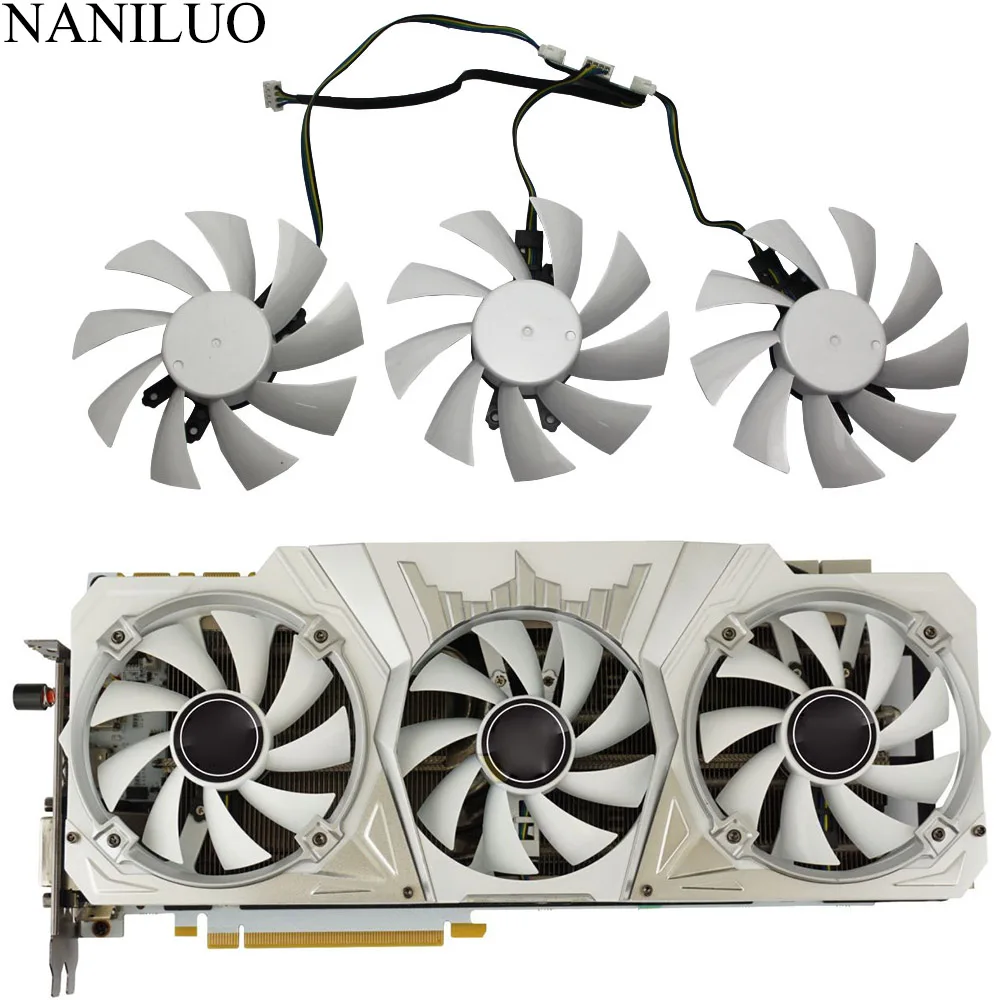 GA92S2H GTX 1060 1070 1070TI 1080 Для KFA2 GALAXY GEFORCE GTX1060 GTX1070 1070Ti GTX1080 TI HOF кулер для видеокарты вентилятор охлаждения