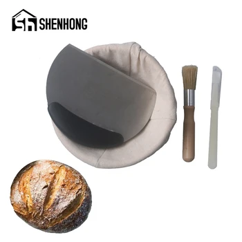 

SHENHONG Dough Fermentation Rattan Basket Linen French Country Bread Banneton Brotform Proofing Proving Baskets Baking Tools