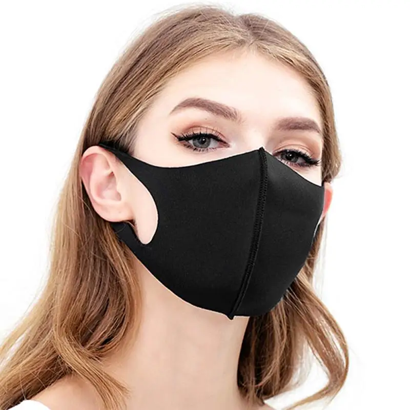 

Hot 3 Pcs Unniversal Washable Anti Dust Pollution Smog PM2.5 Sleek Face Mouth Mask Breathable Family Outdoor Riding Respirator