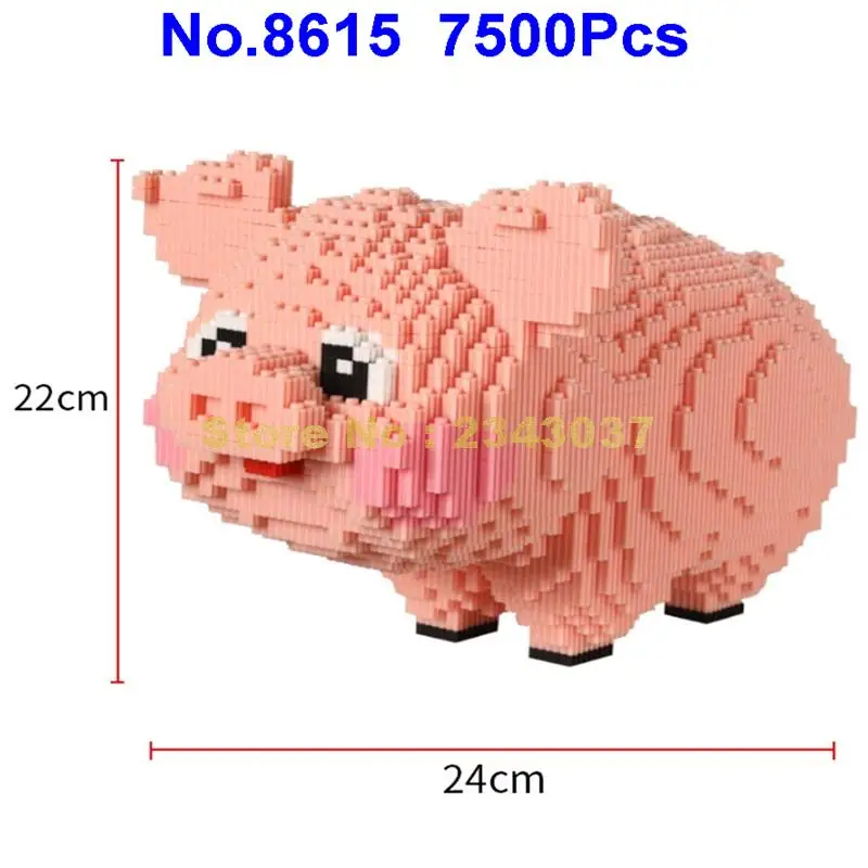 8615 7500 шт. Детский конструктор Свинка | Игрушки и хобби