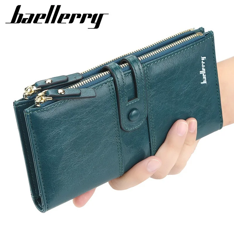 Female Purse Women Wallets Top-Quality Zipper Card-Holder Fashion Long for Classic New