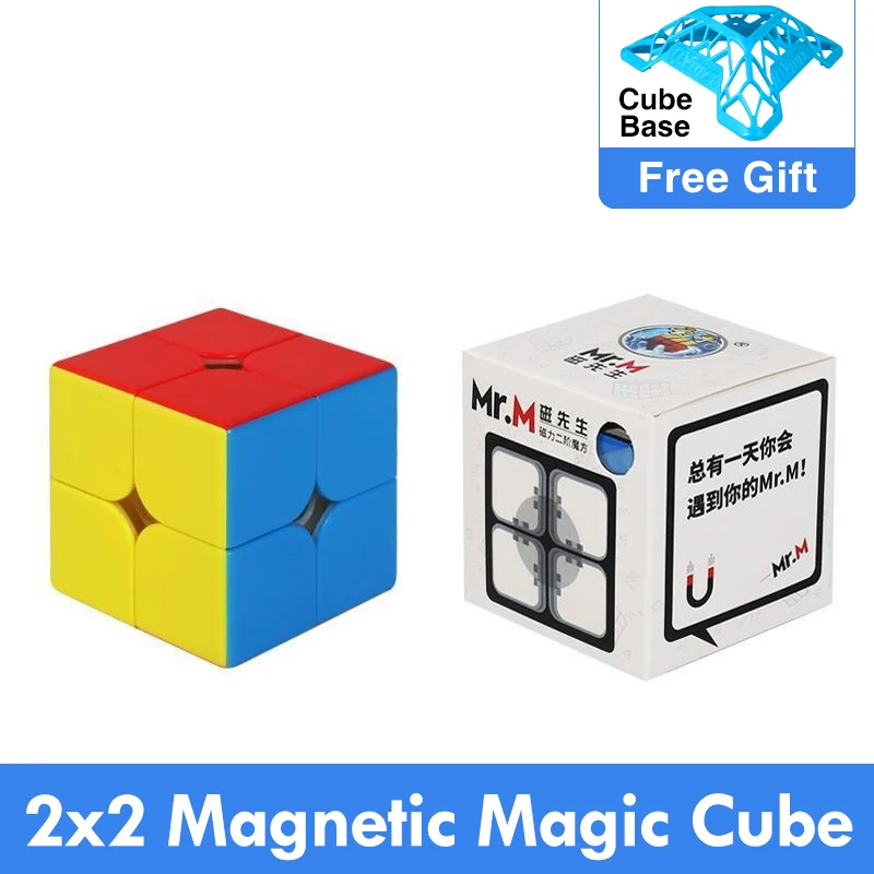 

Sengso Shengshou Mr.M Magnetic 2x2 Speed Cube Magic 2x2x2 Magnet Positioning Mrm 2 Cubo Magico 2*2 Magnets Cube Game Puzzle Toys
