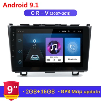 

2 Din 9 Inch Hd Car Radio Multimedia Player Android 9.1 GPS Navigation 2Din Autoradio Wifi Bluetooth for Honda CRV 2006-2011