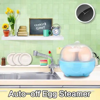 

120W 220V Auto-Off Egg Cooker Boiling 3-Eggs Boiler Poacher Steamer Kitchen Cooking Tool Kitchenware Egg Supply