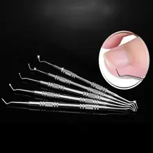 

1PC Professional Ingrown Toe Nail Correction Lifter File Clean Installation Tool Pedicure Foot Nail Care Hook Toenails