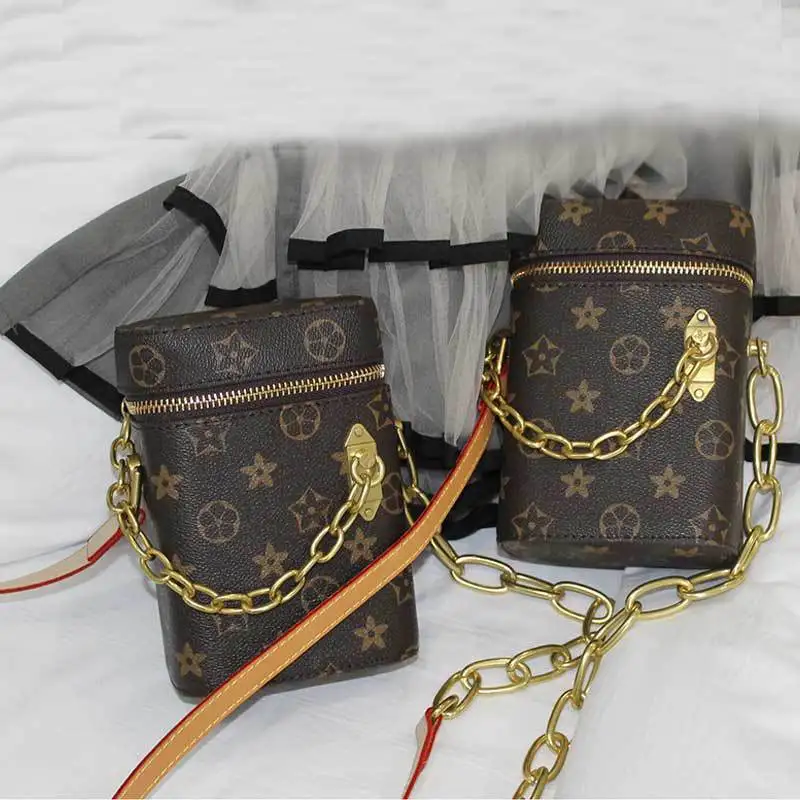 

2020 New Style Mobile Phone Bag Online Celebrity Celebrity Style Chain Bag Women's Shoulder Mini Bag Cigarette Case Package Prin