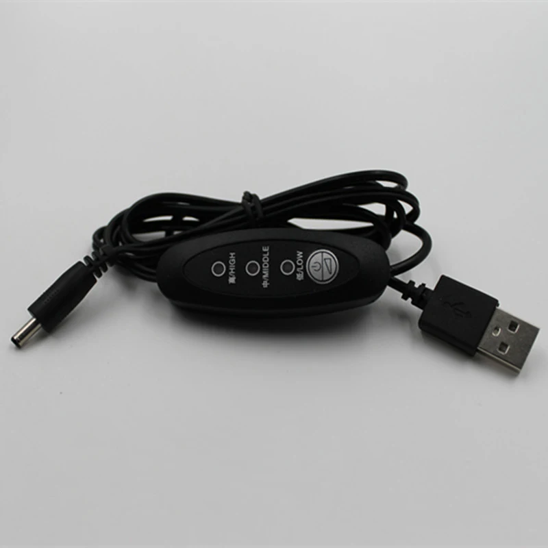 5V Usb DC3.5 трехзубчатая линия регулирования температуры нагревательная маска для