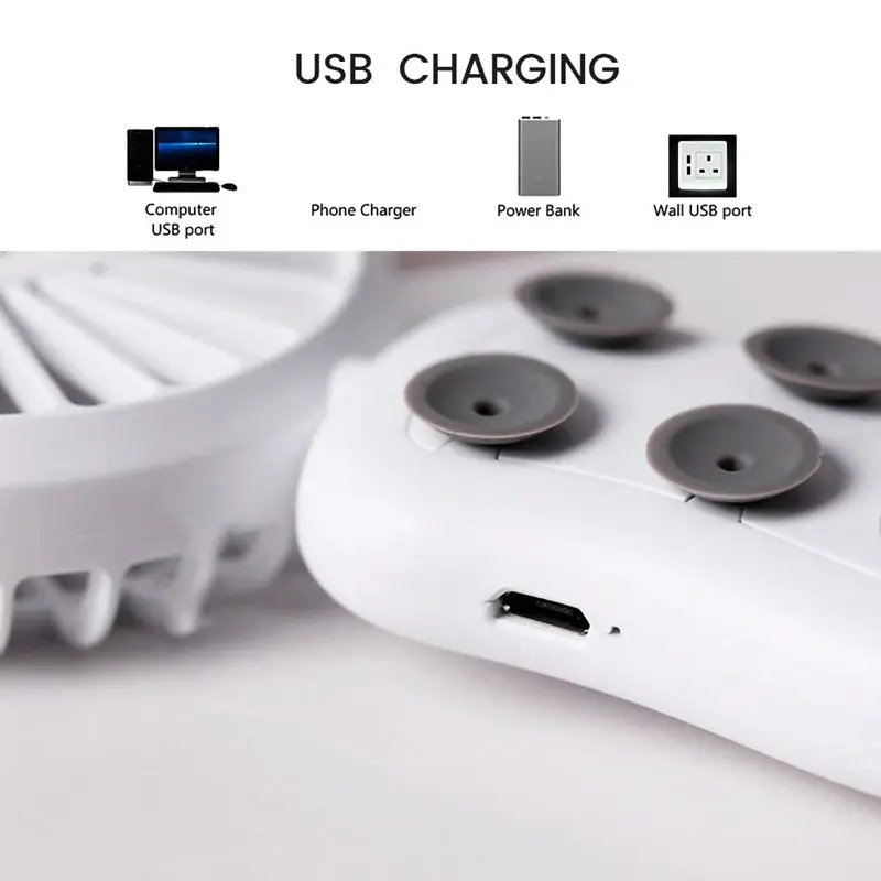 Портативный Usb мини вентилятор адсорб мобильный телефон электронные гаджеты ночной Светильник ручные аксессуары 2 ветра регулируемый