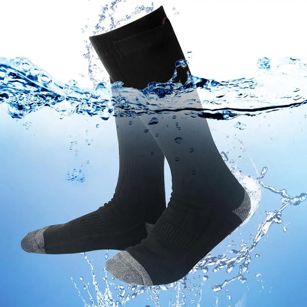 Remote Control Heated Socks 4000 MAh Electric Heating Socks Women Men Sport Boot Feet Warmer Stocking Rechargable Battery
