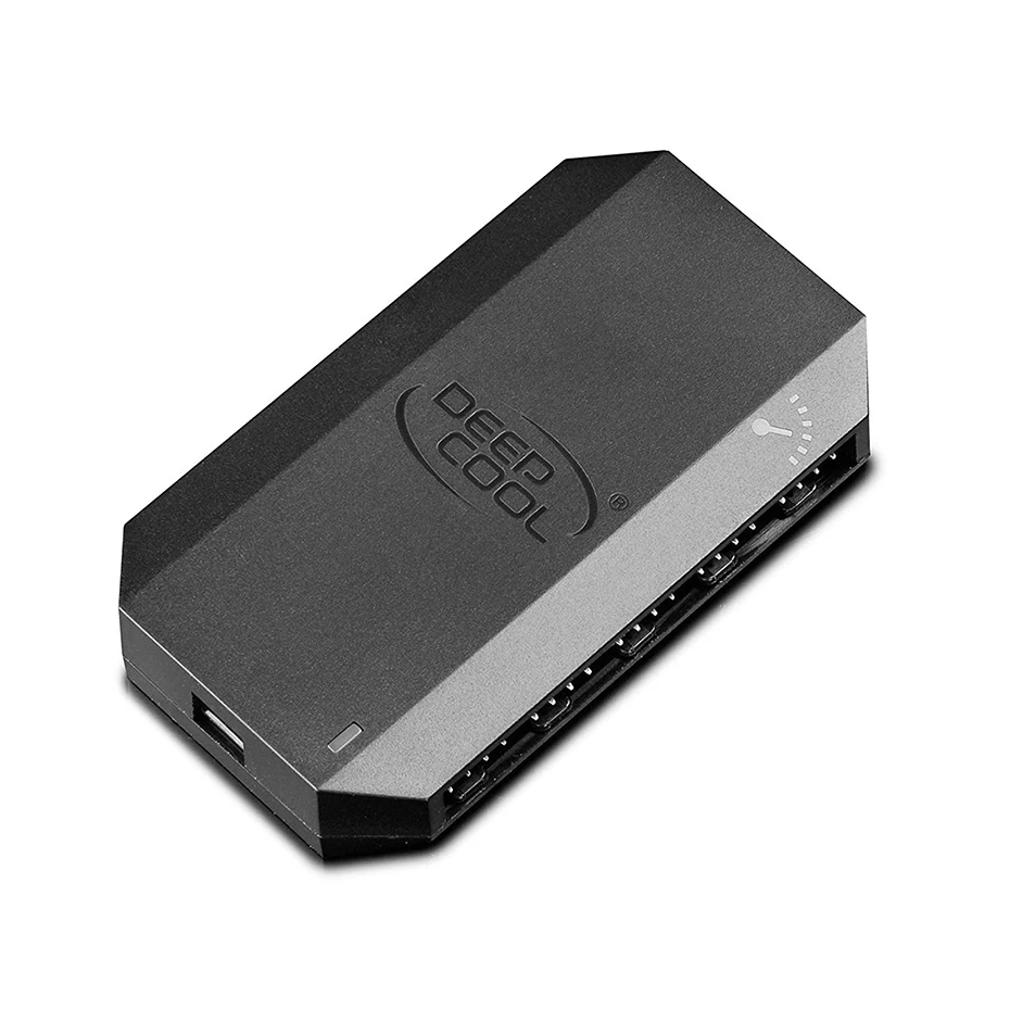 DEEPCOOL FH 10 от 1 до 4 контактный PWM разветвитель вентилятора с питанием интерфейса SATA