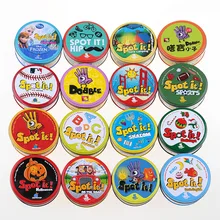

Board Game Game To Find Your Sister Spot It Game Multiplayer Party Game Card Dobble Playing Cards Collectibles Trading Cards