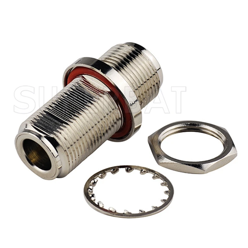 RF Coaxial Connector Adapter N Female to Jack Bulkhead Straight