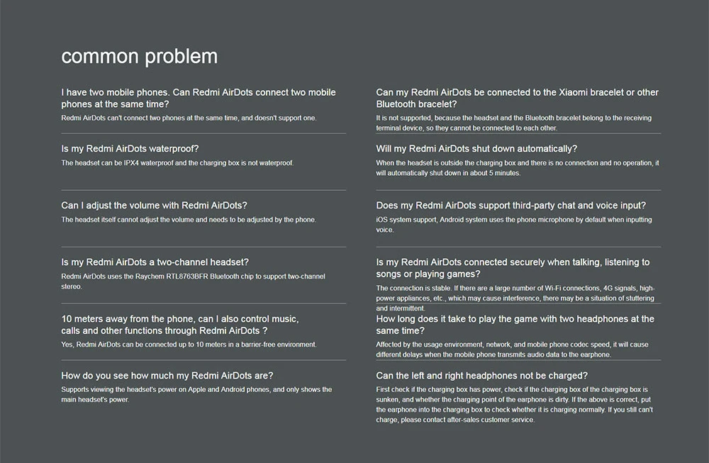 Xiaomi Redmi Airdots TWS Auricular Bluetooth BT 5.0 Estéreo Bajo Inalámbrico Auriculares de reducción de ruido Micrófono Manos libres Auriculares Control de AI, Versión inglesa (13)