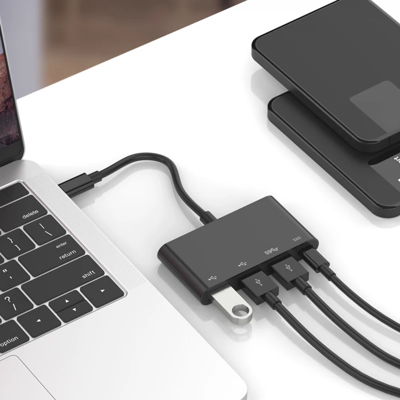 Usb-хаб type-C на 2 порта USB 2,0 USB 3,0 PD многофункциональный концентратор конвертер адаптер для ПК