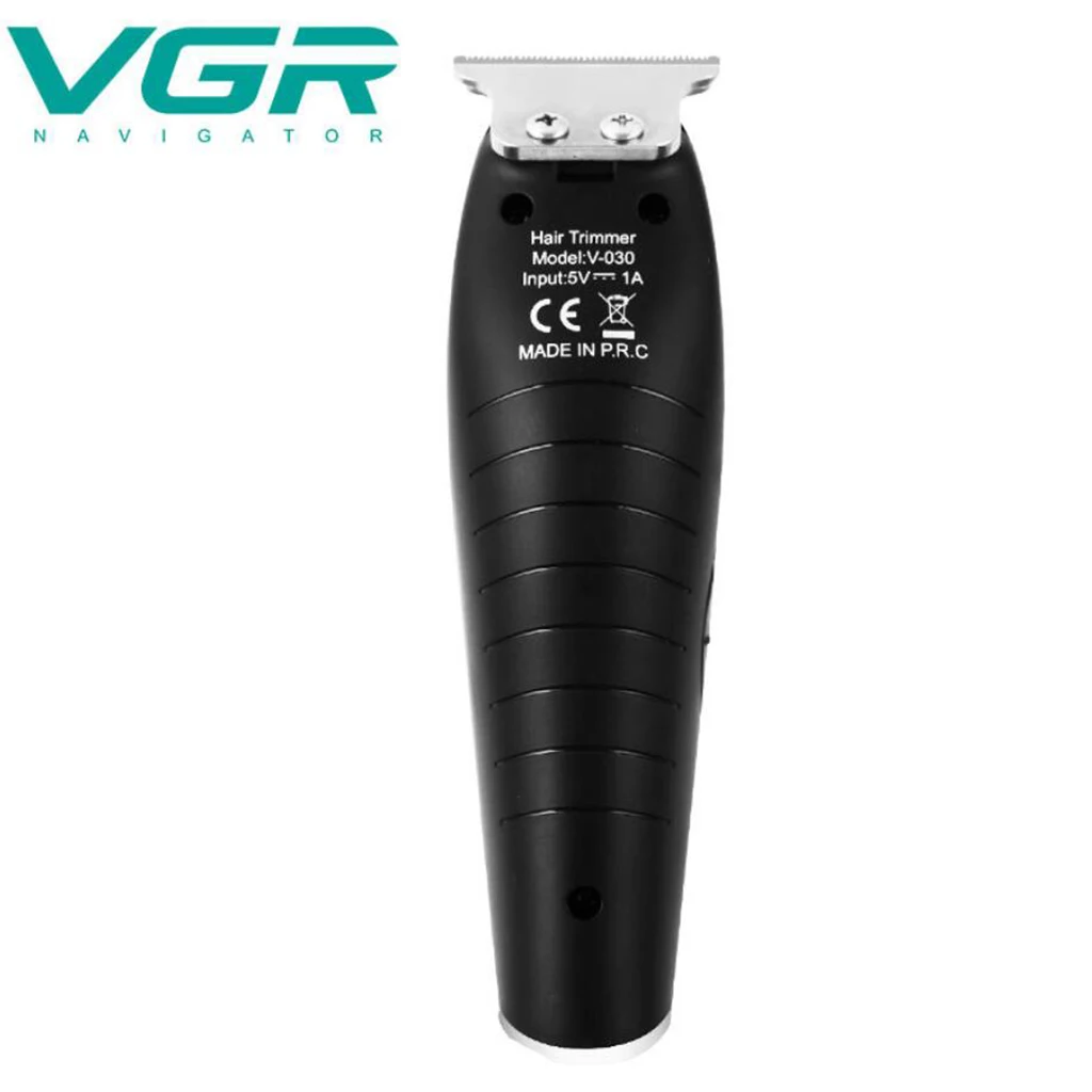 VGR Electric Mens Hair Clipper Beard Shaver USB Rechargeable Cordless Trimmer Safe Grooming Kit With 5 Combs for Men 030
