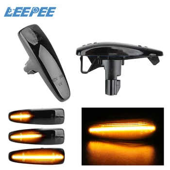 

A Pair LED Car Dynamic Side Marker Turn Signal Blinker Light Signal Lamp For Mistubish Lancer EVO X Outlander Sport Mirage 2014+