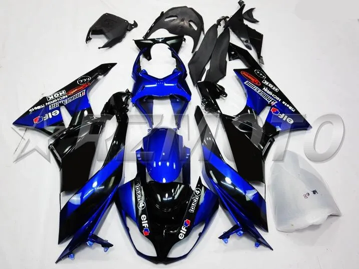 

Injection New ABS Full Fairings kit Fit for Kawasaki Ninja ZX6R 2009 2010 2011 2012 ZX-6R 09 10 11 12 Body set Blue