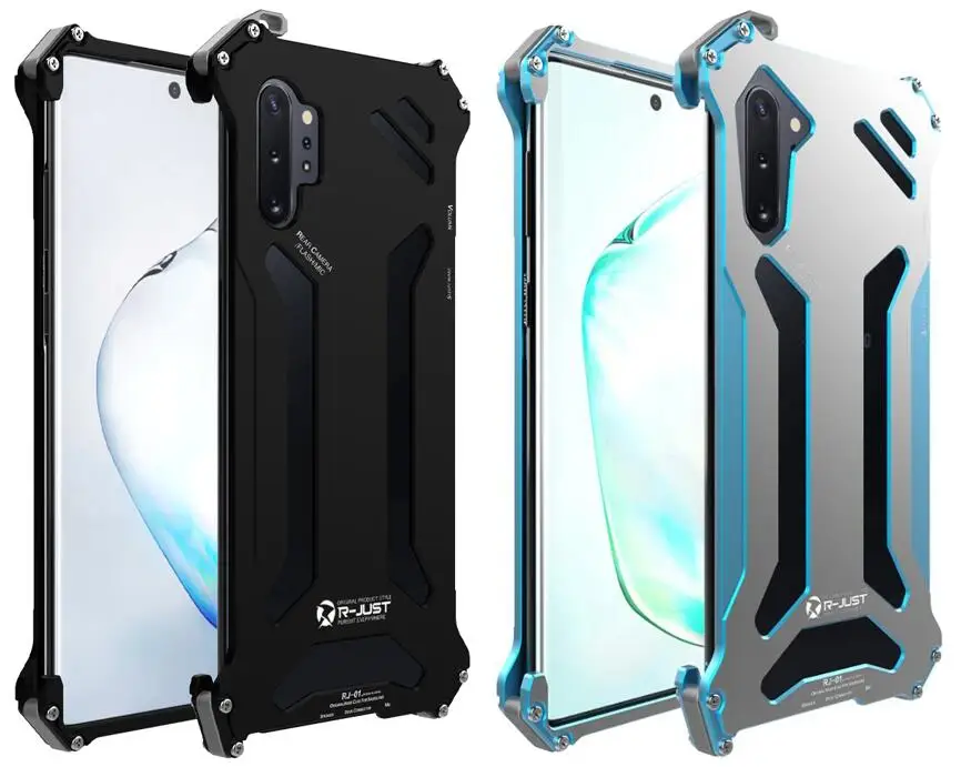 

Aluminum Gundam Armor Iron Man Case For Samsung Galaxy Note 10 Plus Case Cover Phone Protective Shell Skin Bag