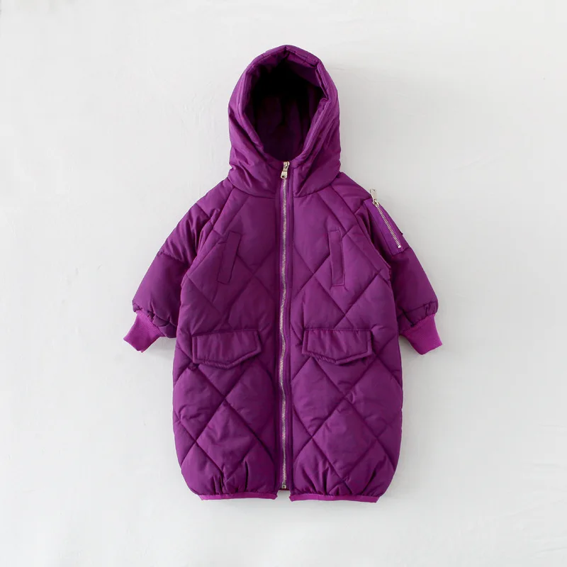 

Baby Girls Cotton Padded Coat Thick Warm Parka Kids Jackets And Coats Winter Children's Hooded Long Jacket Baby Cotton Outerwear