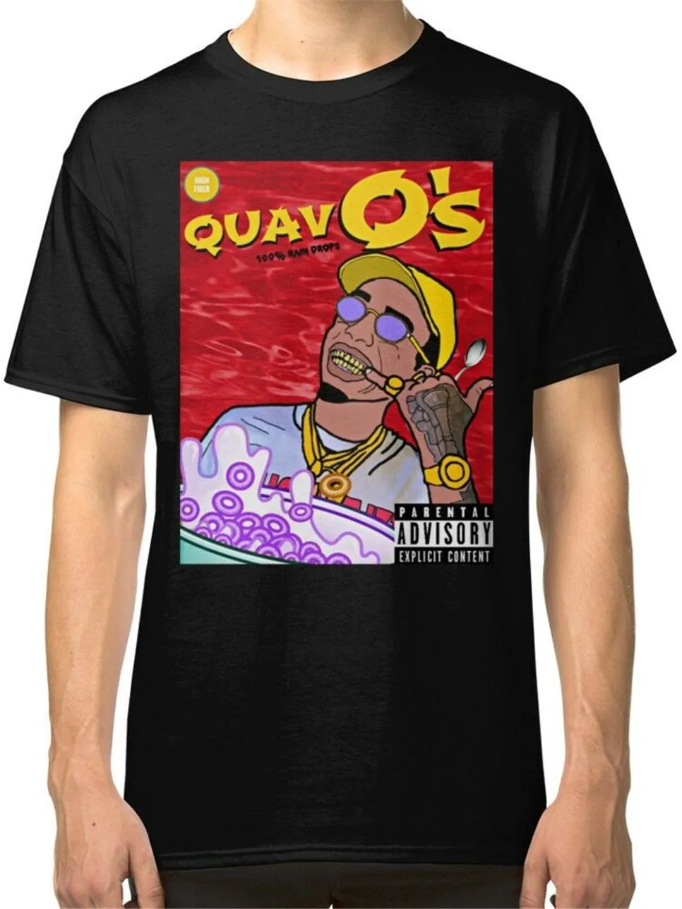 Quavo'S Migos зерновые мужские черные футболки одежда крутой подарок индивидуальная