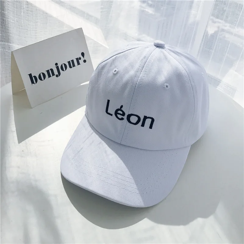 Snapback Hip Hop Baseball Cap High Street Embroidery Sun Hats Fluorescent green LEON High Quality Unisex Baseball Caps Orange (20)