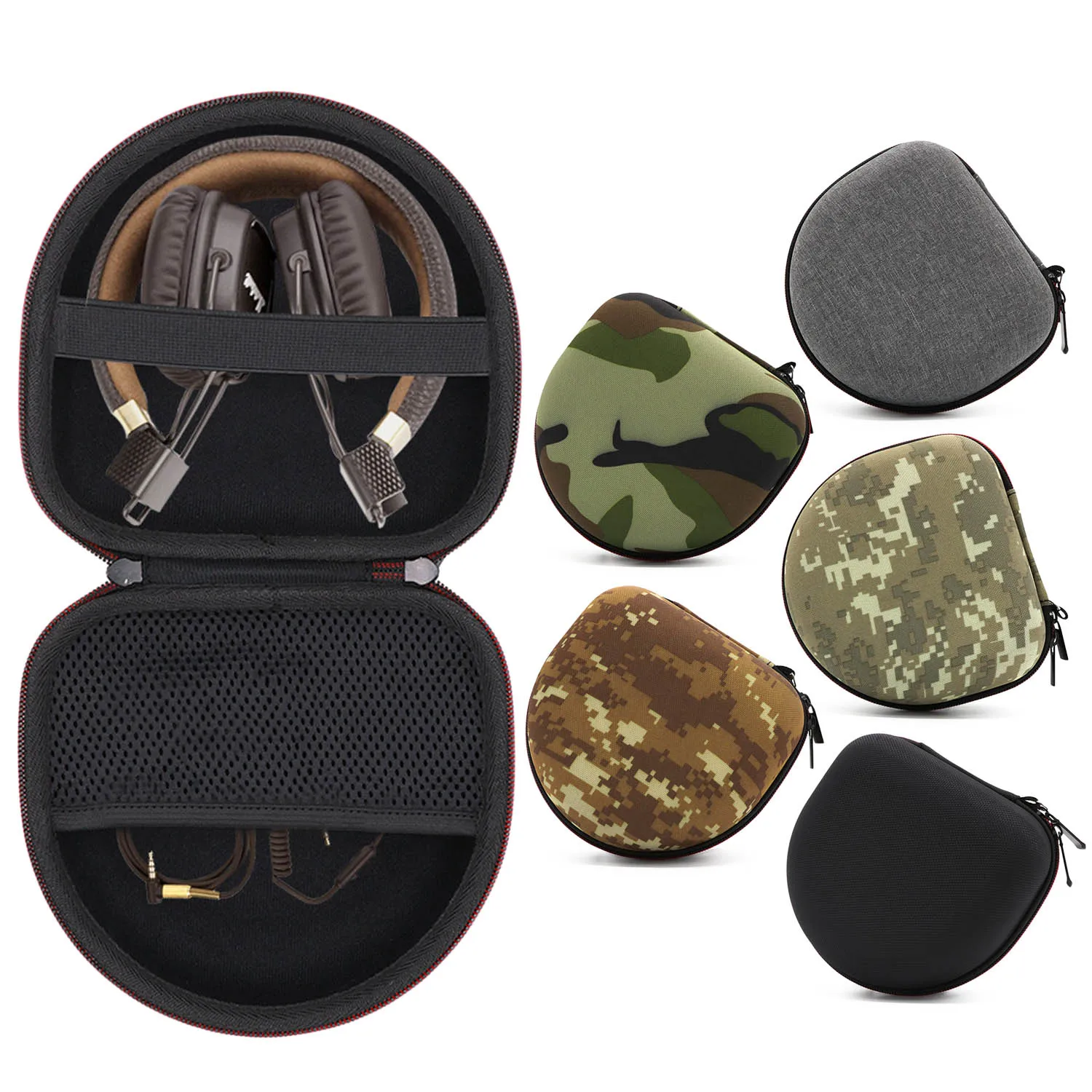 

Vococal Portable Shockproof Headset Bluetooth Headphone Carrying Bag Case Pouch Storage Box for Marshall Major I II III 2 3 MID
