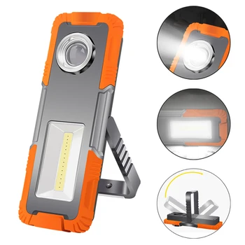 

XANES 3-Modes 800LM COB+T6 LED Camping Light With Magnetite Tail+Hook Outdoor Waterproof Work Lamp Tent Torch Lantern Spotlight
