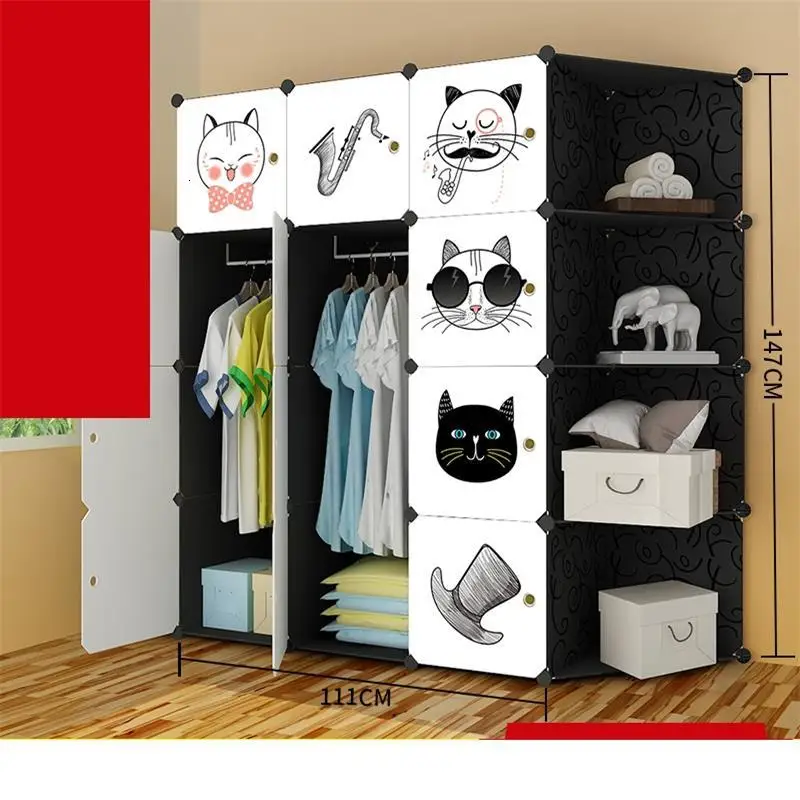 MODEL C Armazenamento Armario Ropero Mobilya Armoire Armadio Guardaroba De Dormitorio Guarda Roupa шкаф Mueble гардероб - Цвет: MODEL C
