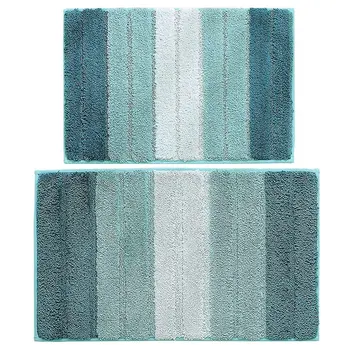

Bathroom Rugs Plush Mat Polyester Microfiber Non-Slip,Soft,Absorbent and Machine