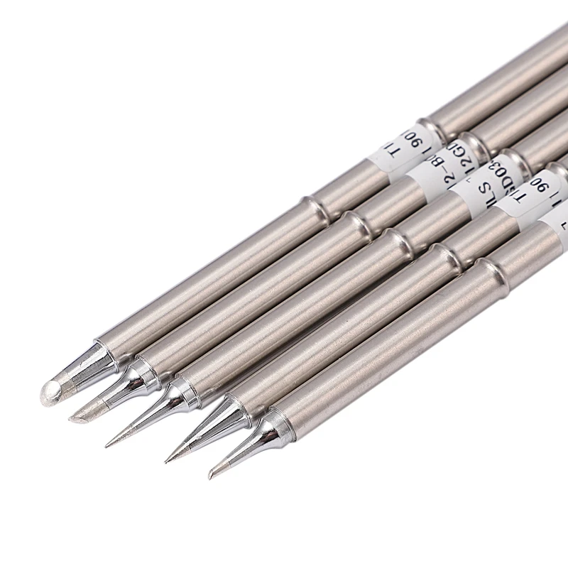 Горячая XD-5Pcs/лот серии паяльник советы для HAKKO T12 Ручка DIY наборы СВЕТОДИОДНЫЙ Переключатель Регулятор температуры вибрации FX951 FX-95